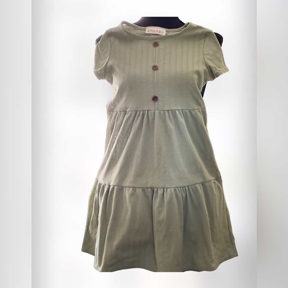 Girls green dress
